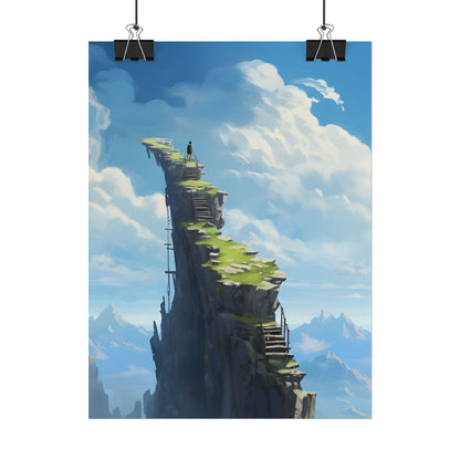 Beautiful Outdoor Moment: A Serene Person in Nature - Poster