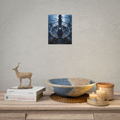 Cosmic Space Station: A Glimpse of Home in the Stars - Poster