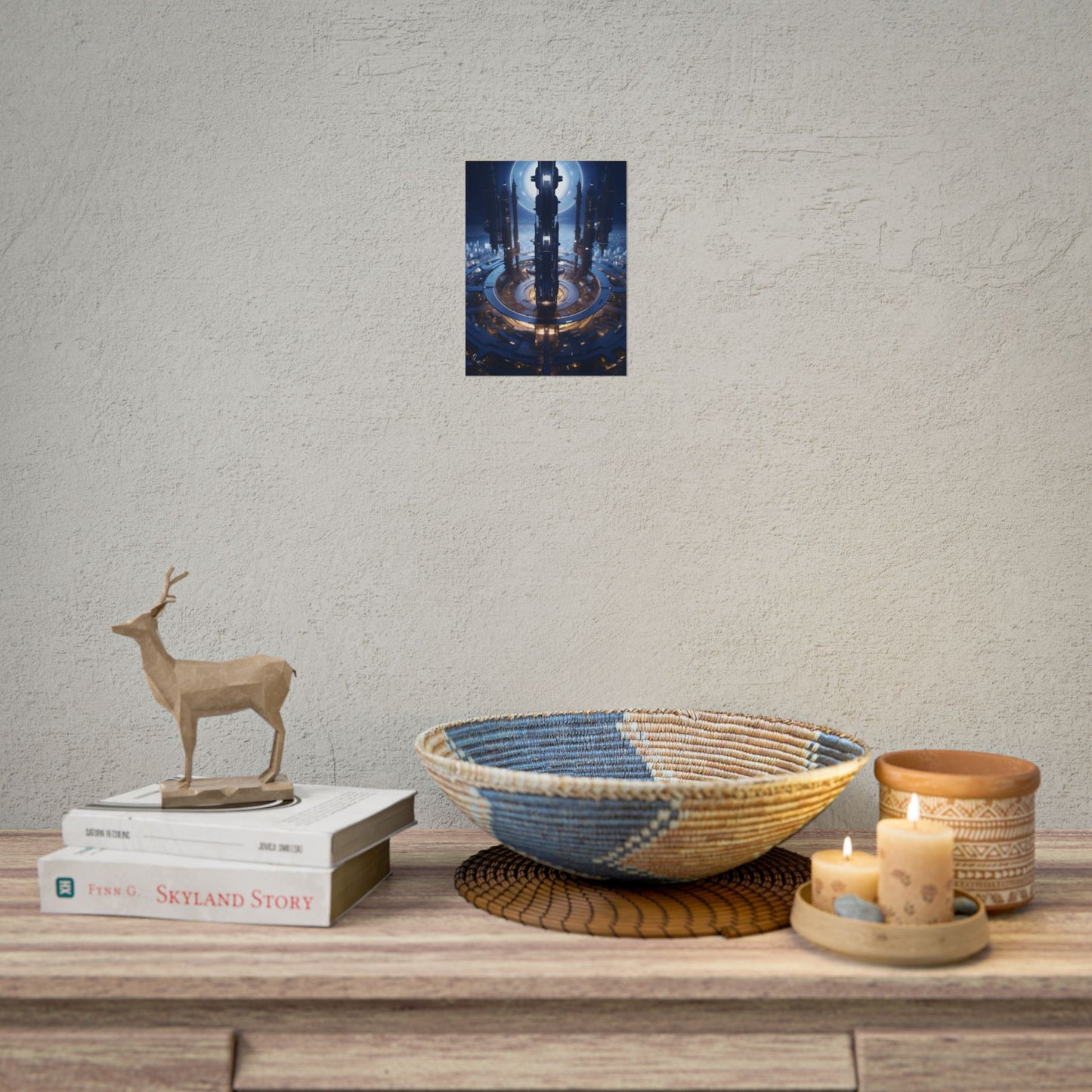 Massive Space Station: A Complex Oasis in Outer Space - Poster