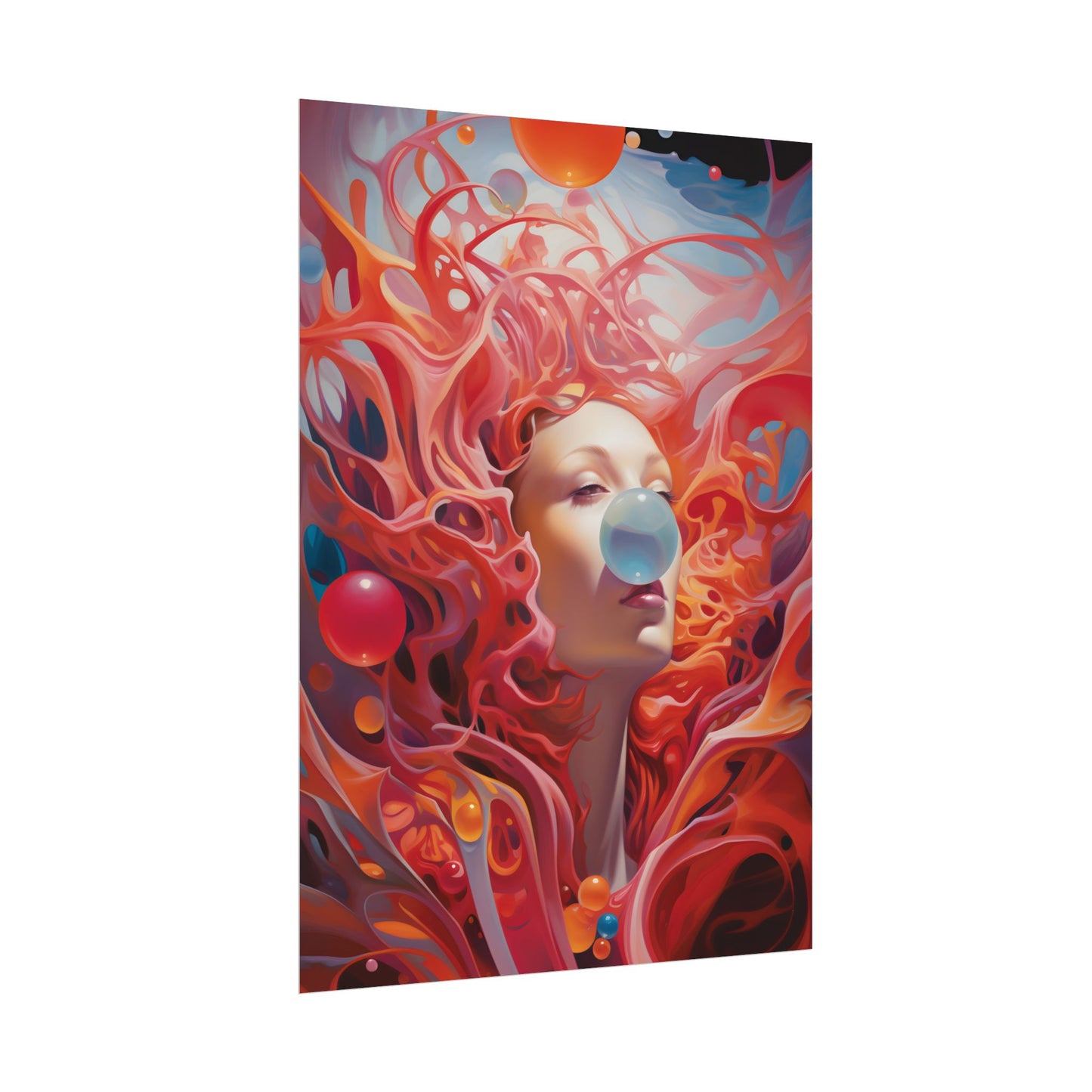 Celestial Landscape: Peaceful Skies and Waterfront Serenity - Poster