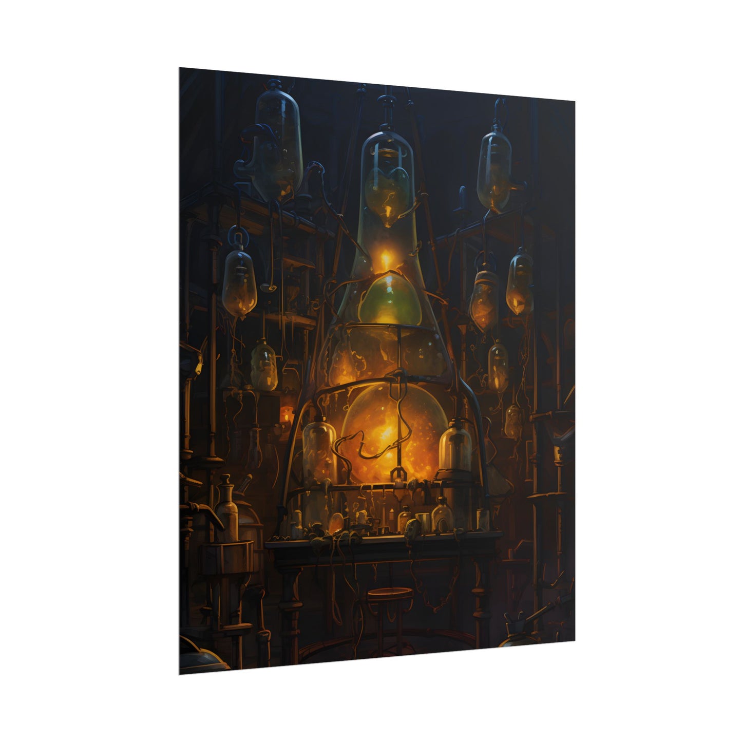 Mysterious Lab: Scientific Secrets in Darkness - Poster