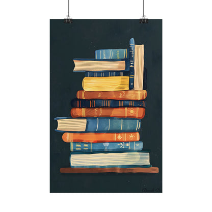 Custom Book Art: Literary Illustration - Poster