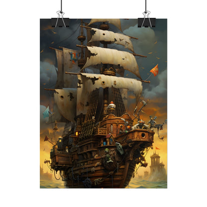 Swashbuckling Time Travelers: Maritime Adventure - Poster
