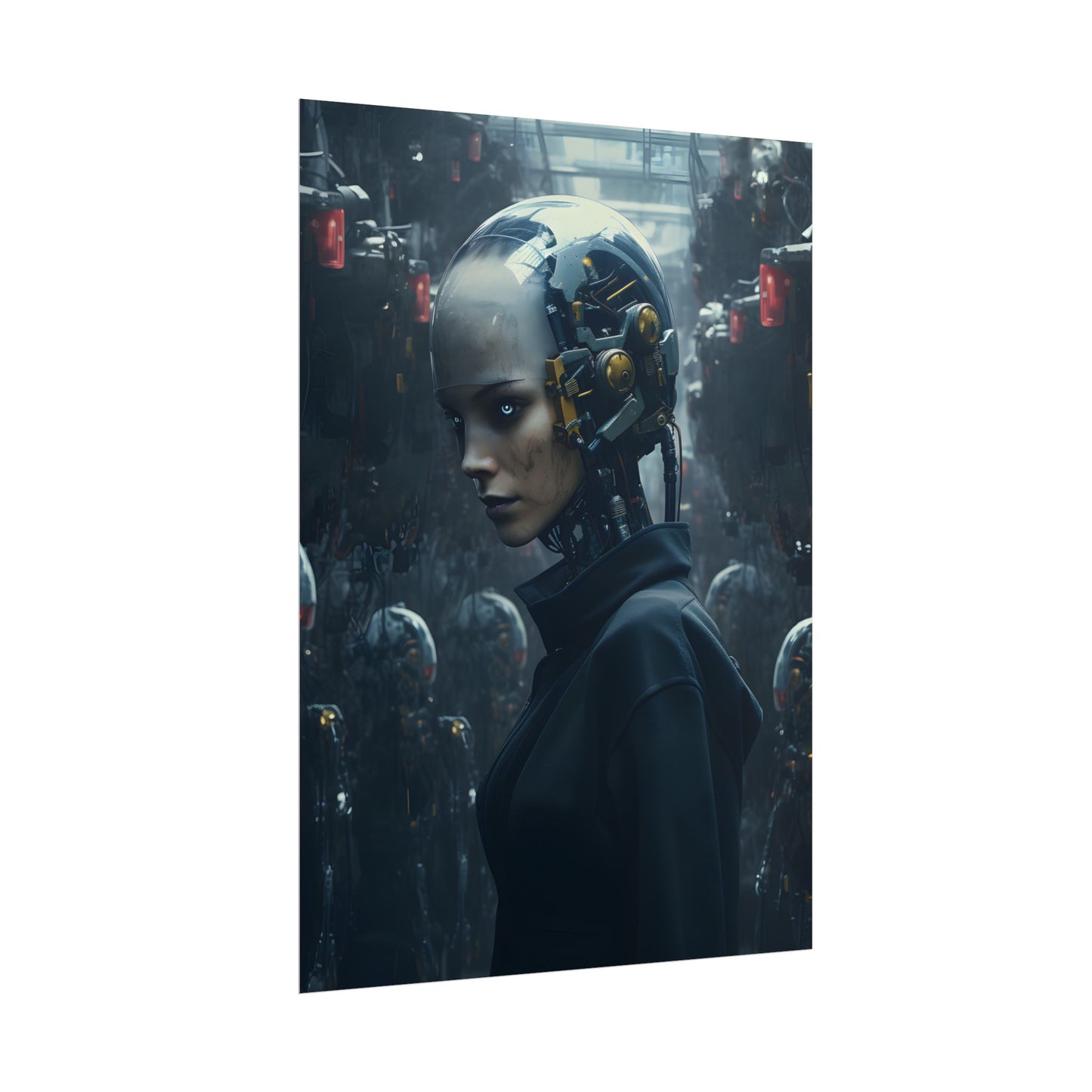 A group of charismatic thieves pull off a daring robotic art heist - Action - Poster
