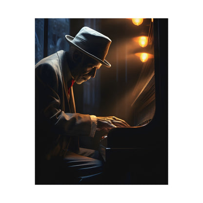Intricate Piano Moment: Reflections of a Musician - Poster