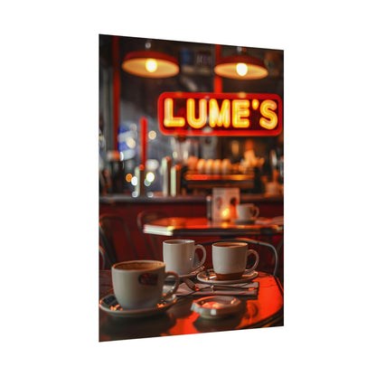 Retro Kitchen Diner: Vintage Artwork from Lukes - Poster