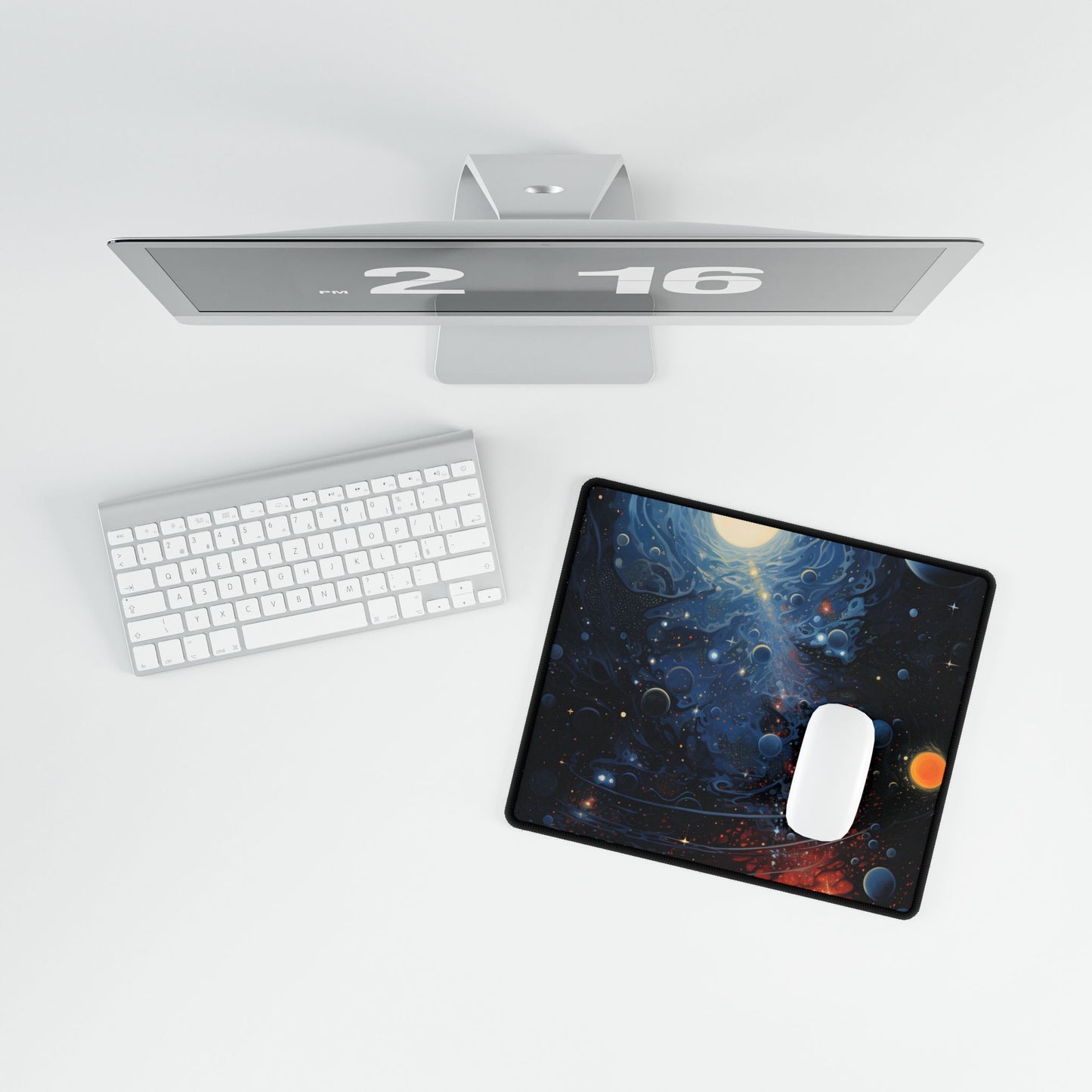 Cosmic Black Hole: Mysterious Universe in Space - Desk Mat