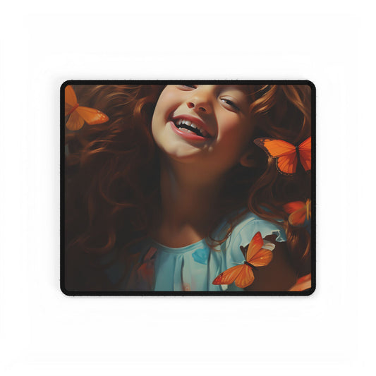 Everyday Moments: Portrait of a Young Child - Desk Mat