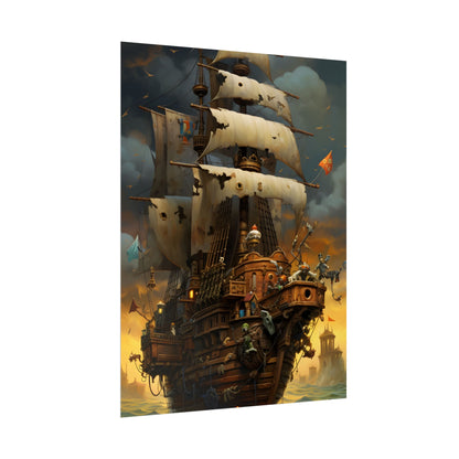 Swashbuckling Time Travelers: Maritime Adventure - Poster