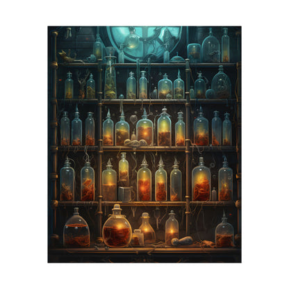 Lab Secrets: A Mysterious Science Experiment Unveiled - Poster