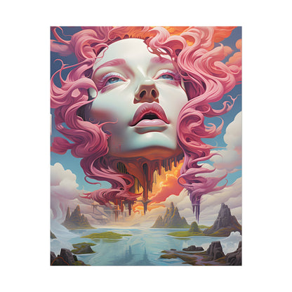 Dreamlike Vortex: Abstract Surreal Scene Art - Poster