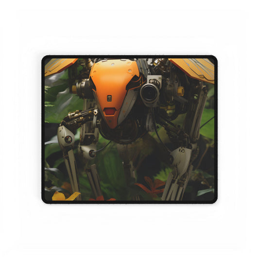 Robotic Wildlife Sanctuary: AI-Operated Haven for Harmony and Nature - Desk Mat