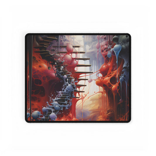 6 Portals: A Glimpse into Harmony - Desk Mat