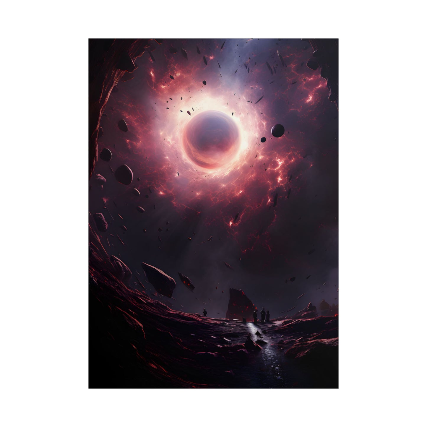Cosmic Black Hole: Massive Planet in Stellar Orbit - Poster