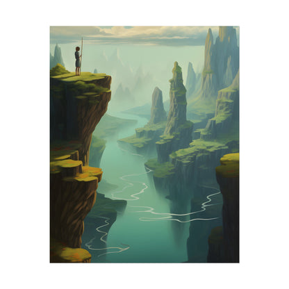 Outdoor Landscape: Desert Rock Formation Digital Art - Poster