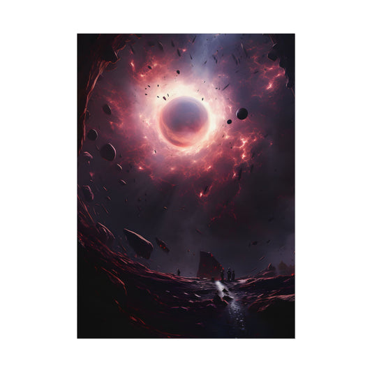 Cosmic Black Hole: Massive Planet in Stellar Orbit - Poster