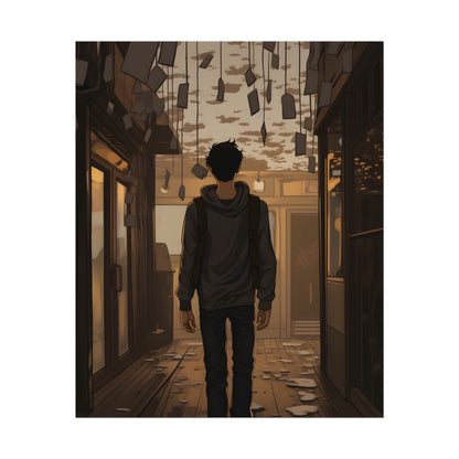 Candid Moment: A Person's Story in an Indoor Setting - Poster