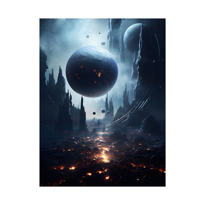 Stellar Encounter: Black Hole Cosmic Mystery - Poster