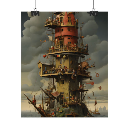 Swashbuckling Time Travelers: A Crew of Pirate Adventurers - Poster