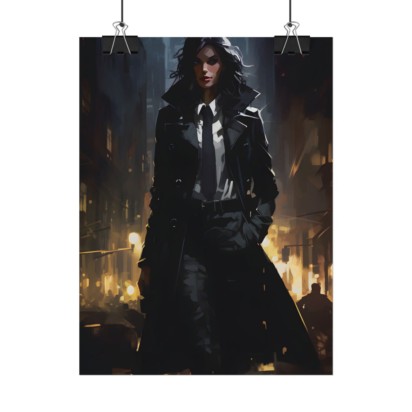 Urban Fantasy Detective: Mystery in City Streets - Poster
