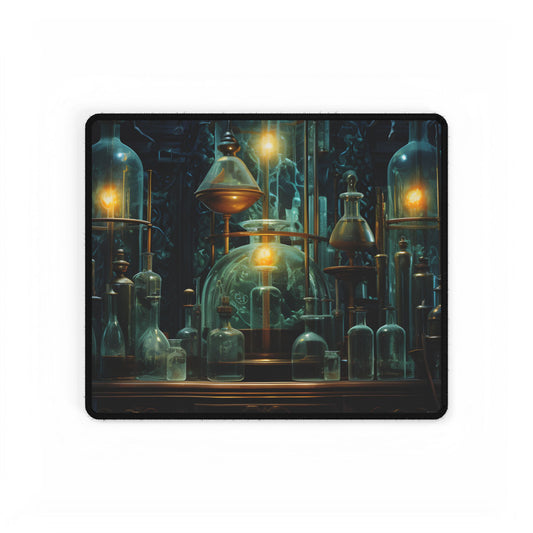 Laboratory Scene: Scientist in Chemical Research - Desk Mat