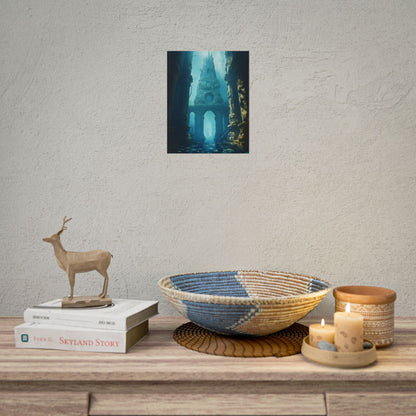 Lost Underwater Civilization: Ancient City Artwork - Poster