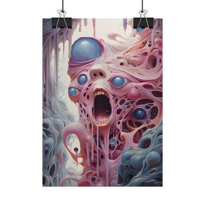 Fabric of Reality: Vibrant Portals and Rifts Artwork - Poster
