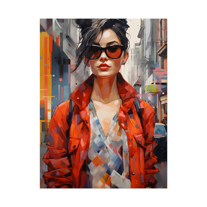 Urban City Style: Fashionista in the City - Poster