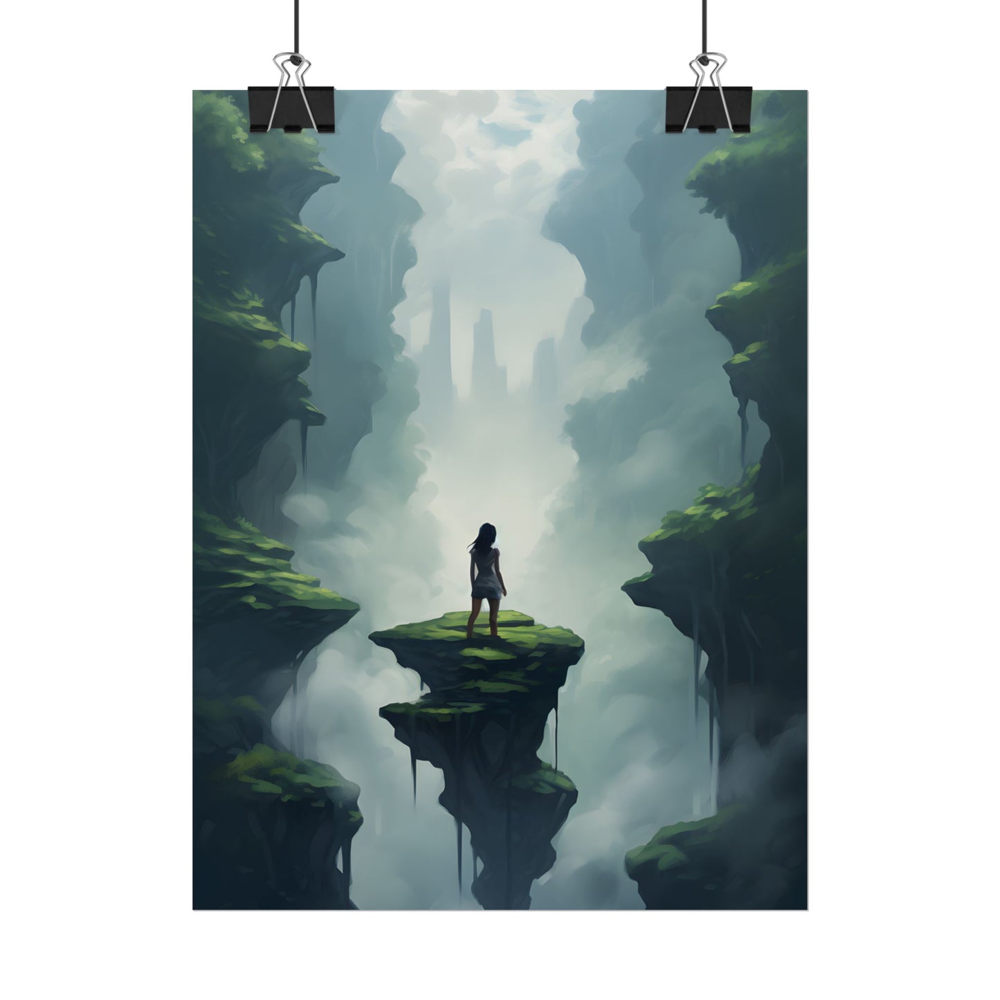 In Conversation: Indoor Portrait Artwork - Poster