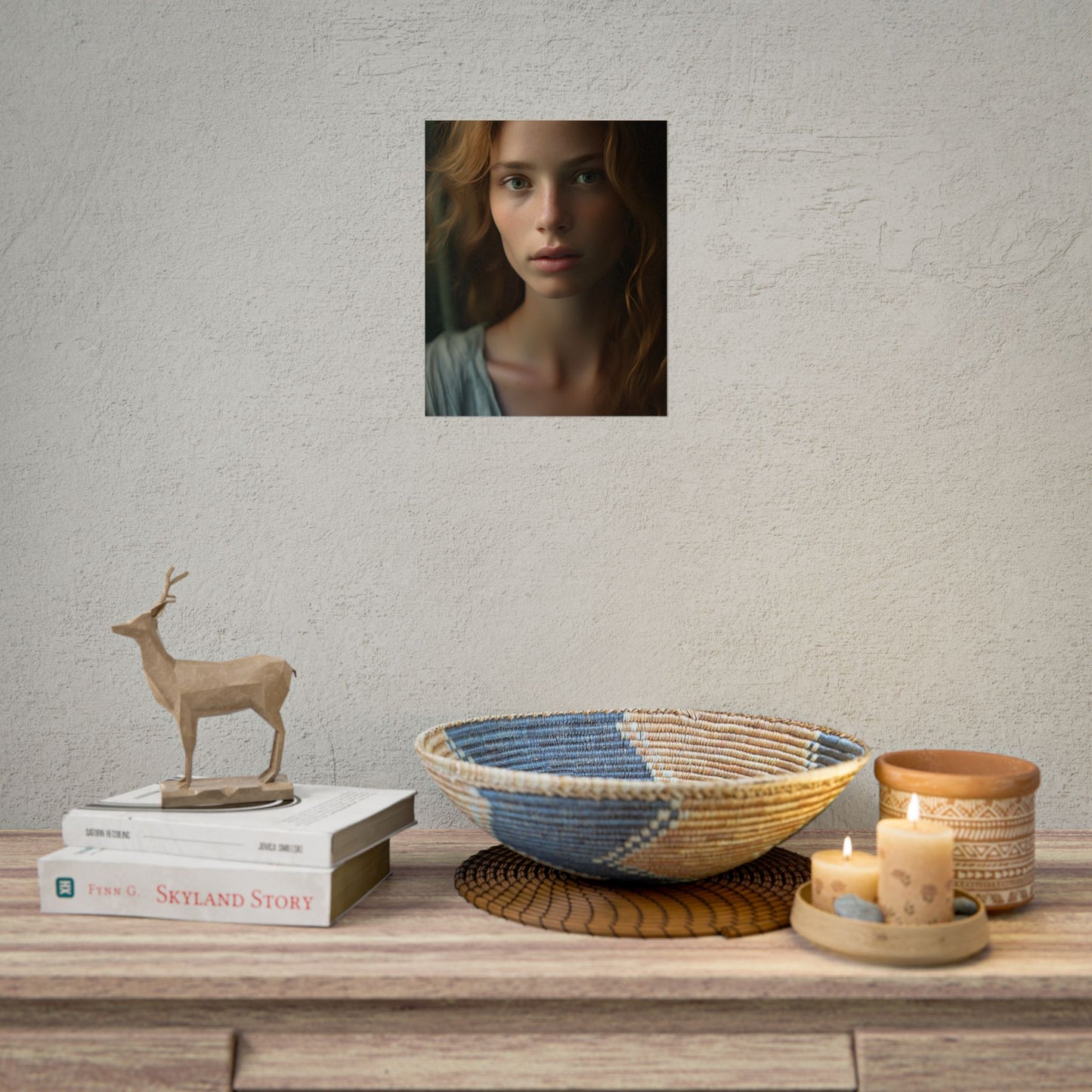 Close-Up Joy: Light Blue Eyes - Poster