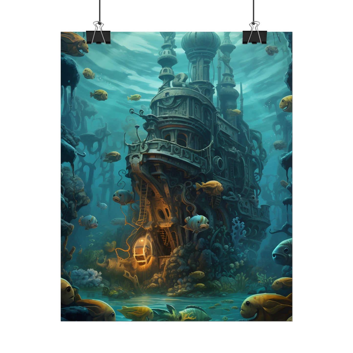 Steampunk Underwater Adventure: Captain Nemos Quest - Poster