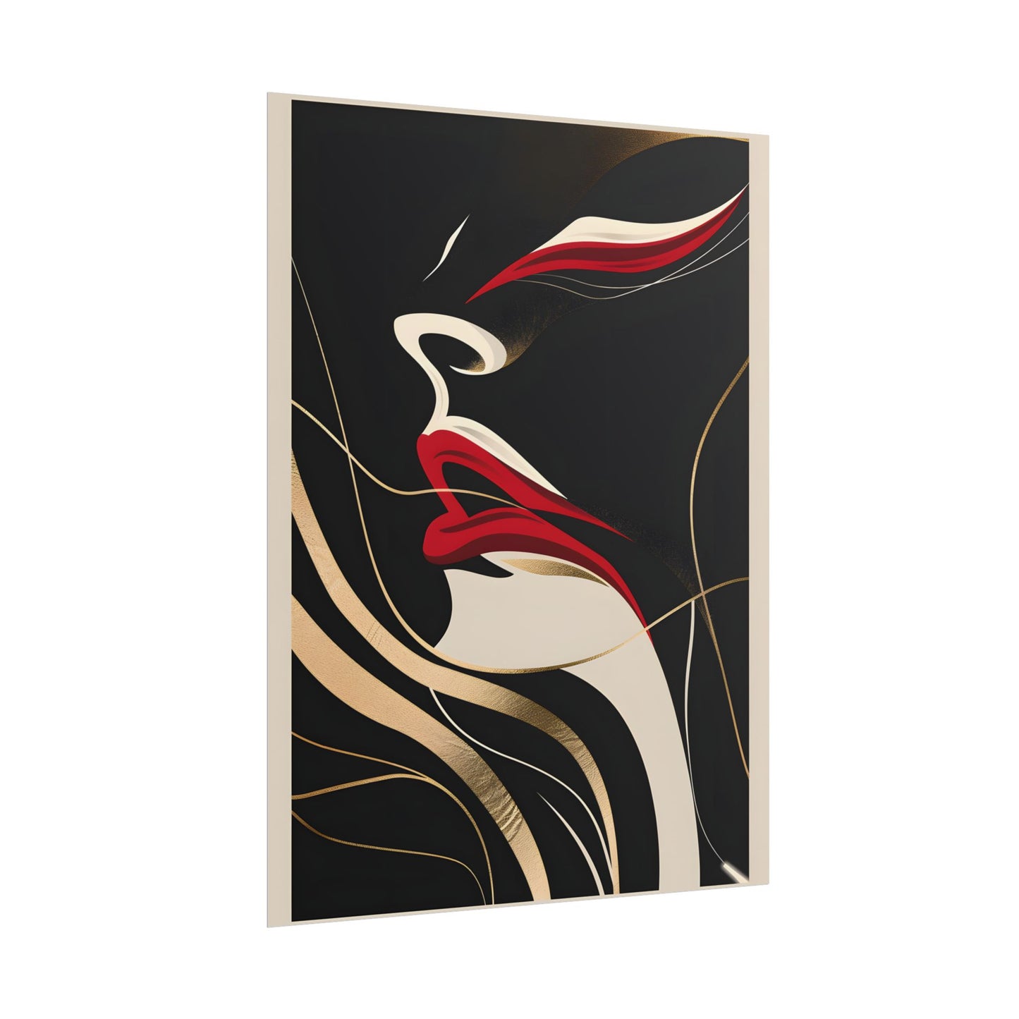 Elegant Art Nouveau Peacock: Timeless Vintage Beauty - Poster