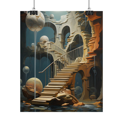 Person in Urban Oasis: Outdoors Artwork - Poster