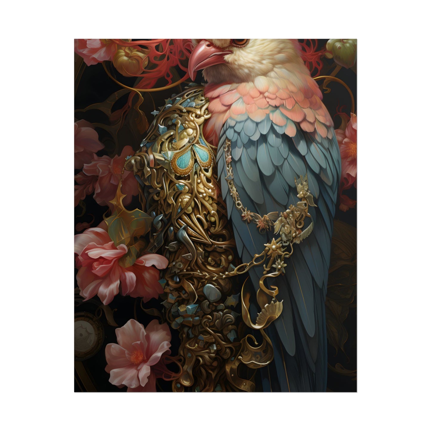 Fantasy Outdoor Guardian: Enchanted Costume Artwork - Poster