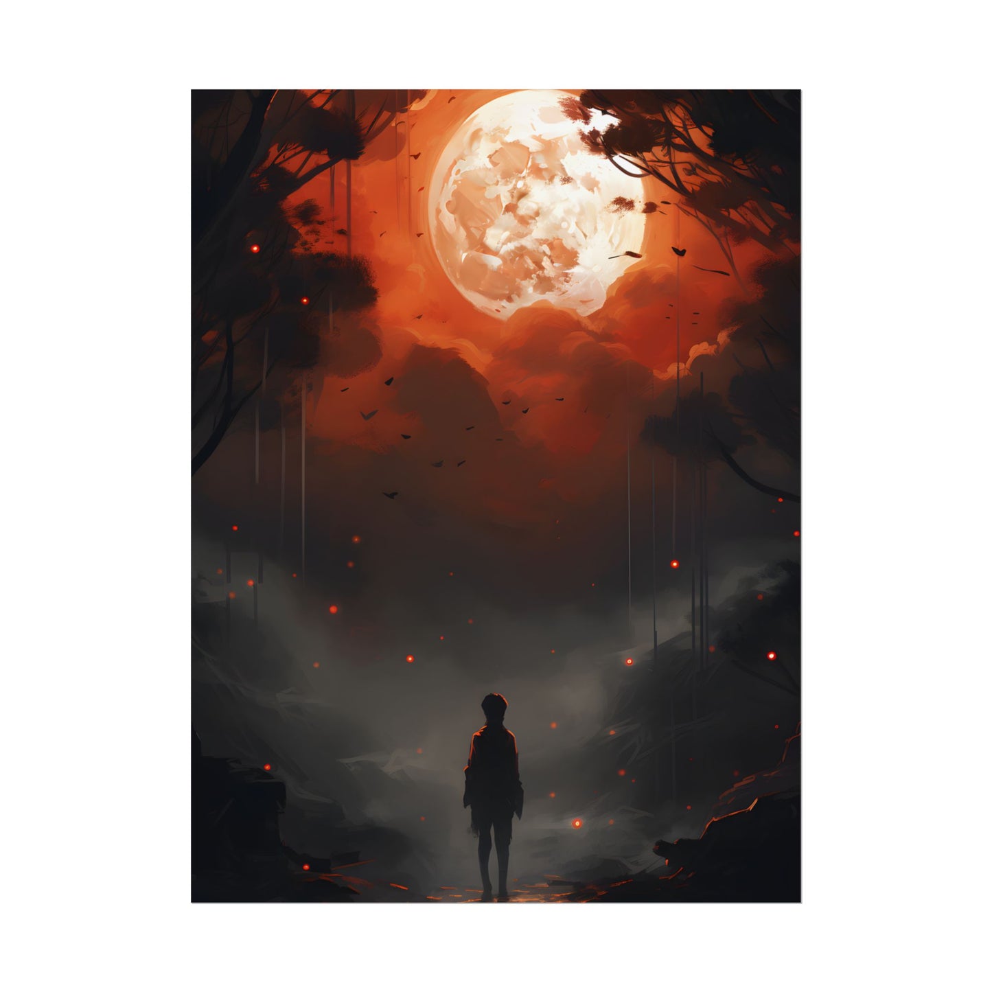 Serene Outdoors: A Peaceful Moment - Poster