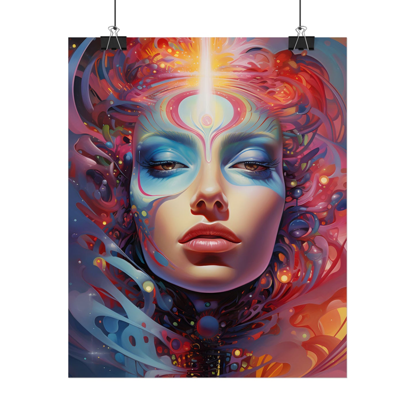 Vibrant Celestial Art Gallery: Wide Angle Shot - Poster