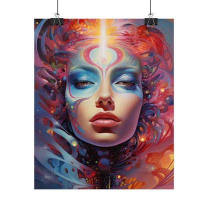 Vibrant Celestial Art Gallery: Wide Angle Shot - Poster
