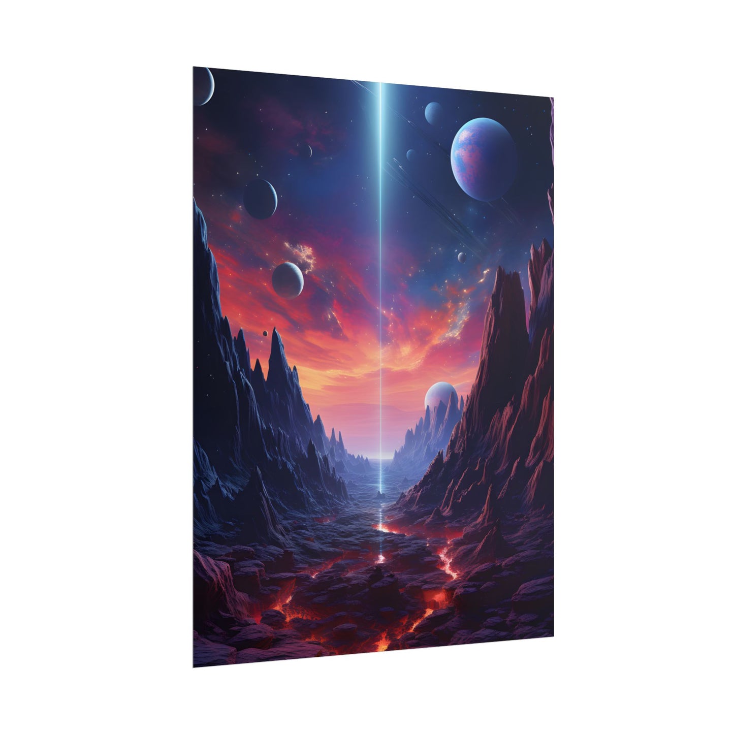 Black Hole Odyssey: A Massive Planet in Space - Poster