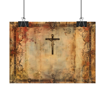 Vintage Biblical Art Print: A Historical Scene - Poster