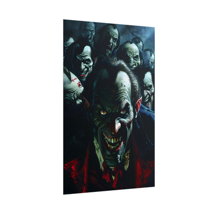 Mischievous Vampires: Gothic Group Artwork - Poster