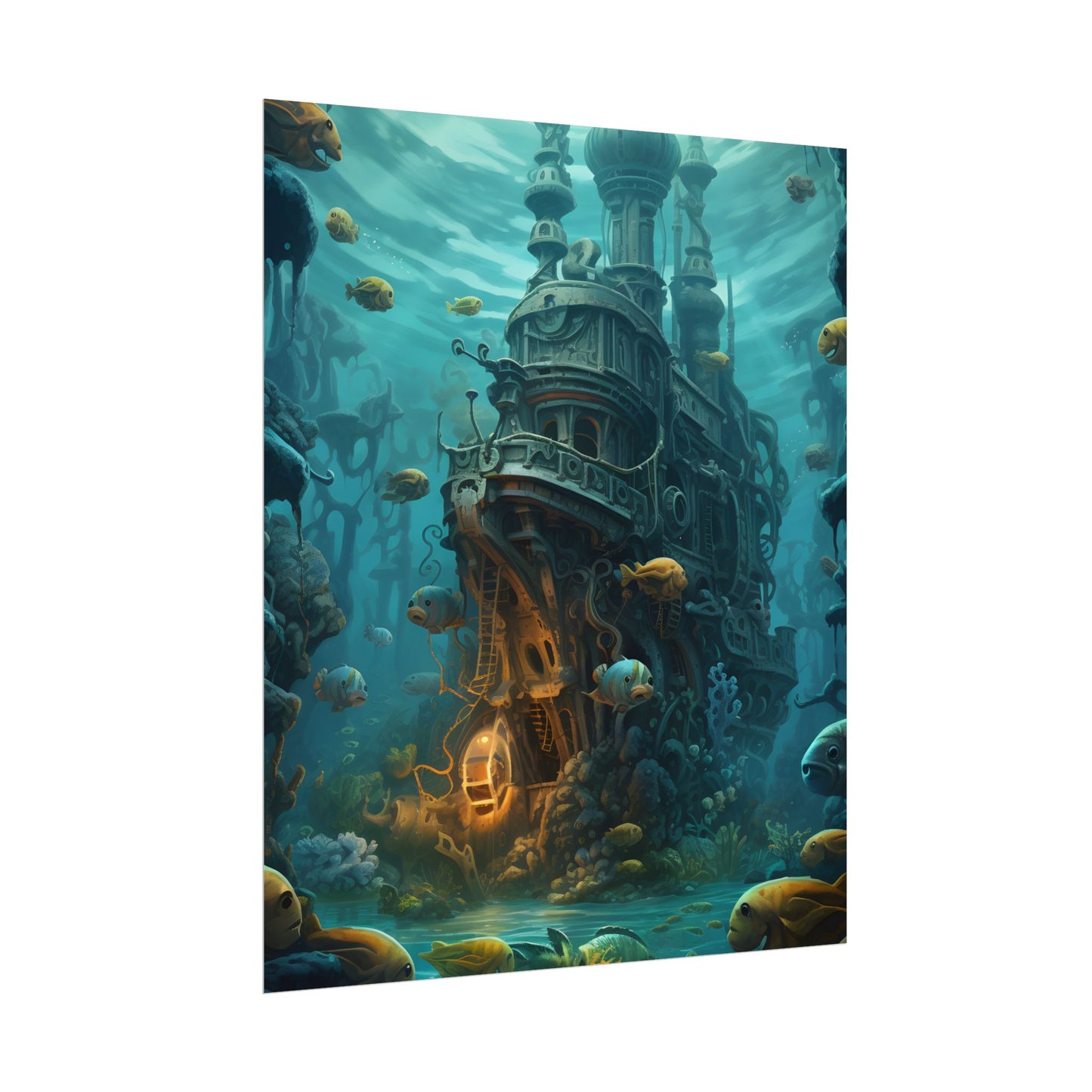 Steampunk Underwater Adventure: Captain Nemos Quest - Poster