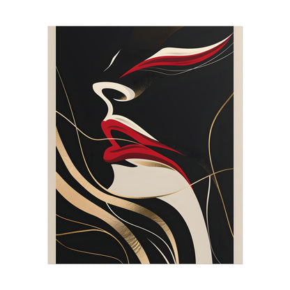 Elegant Art Nouveau Peacock: Timeless Vintage Beauty - Poster