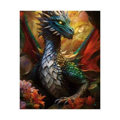 Epic Fantasy Dragon: Ancient Guardian of Wonder - Poster