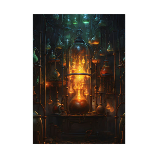 Laboratory Insights: A Scientific Research Artwork - Poster