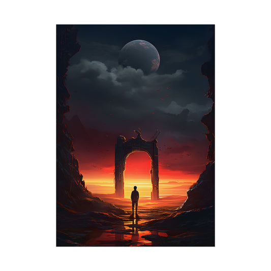A Moment of Stillness: Phone in Quiet Indoor Setting - Poster