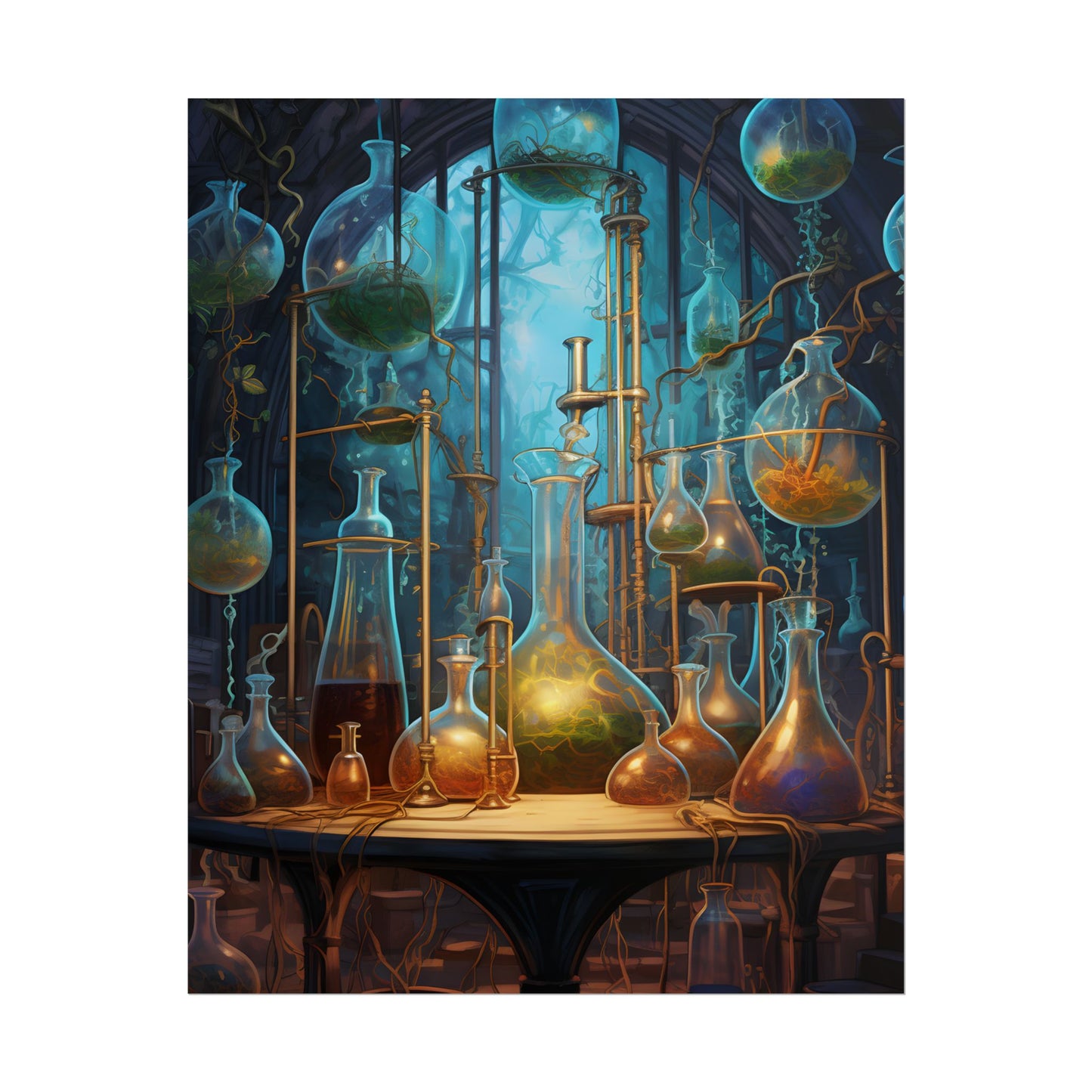 Lab Technician's Focus: Biotechnology Science in Action - Poster
