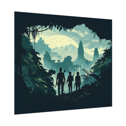 Adventurous Pair: Heroes by Side - Poster