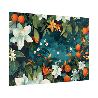 Vibrant Florida Map: Exploring Sunshine State Geography - Poster