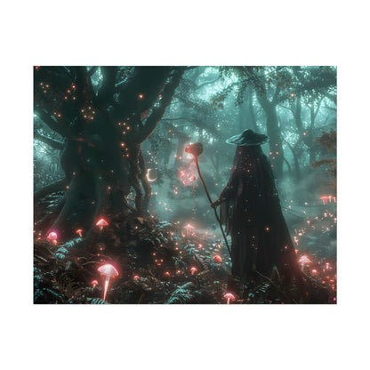 Whispers of Magic in Enchanted Woods: A Mysterious Encounter with the Witch - Poster
