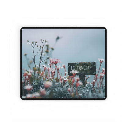 Serene Outdoor Moment: Soft Focus Art - Desk Mat